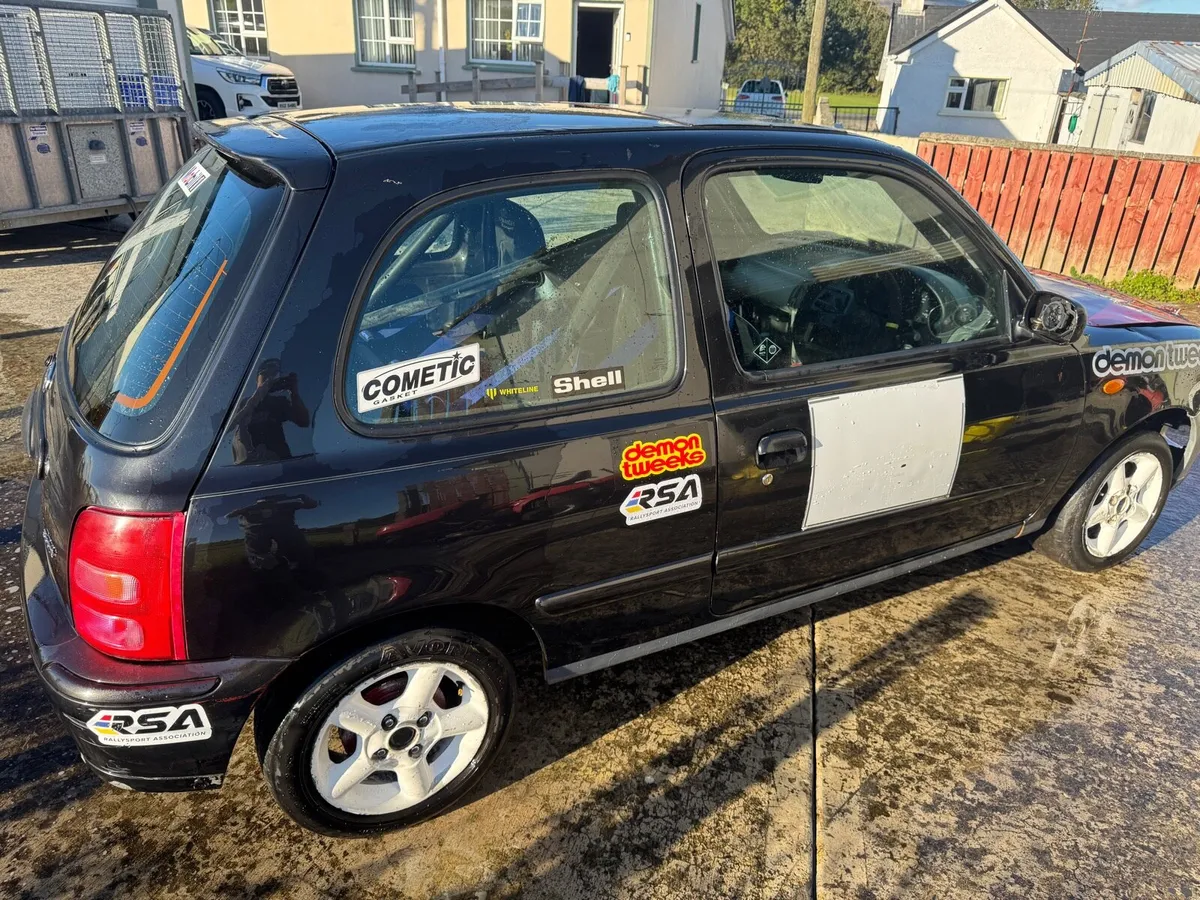 Nissan micra RSA rally car - Image 4