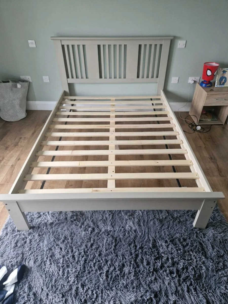 Double Grey Bed Frame - Image 4