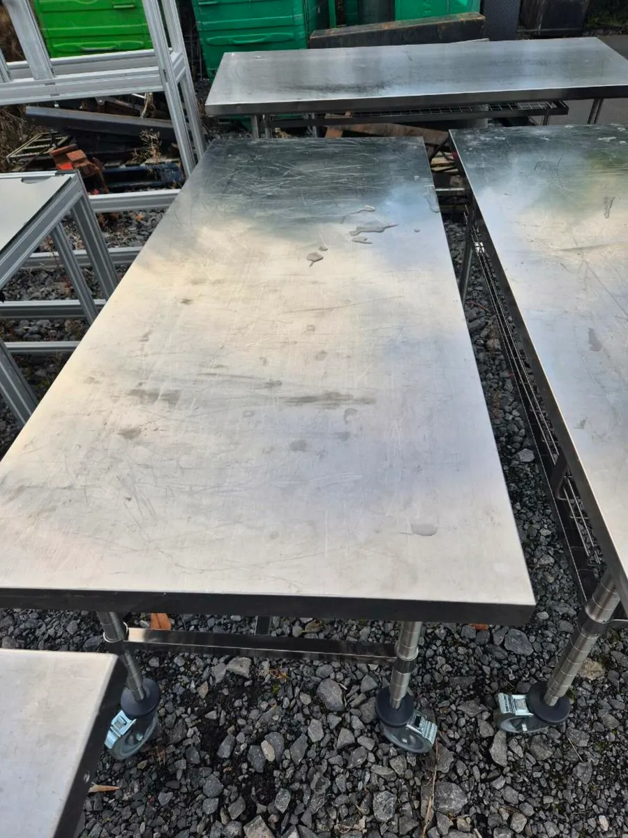 Stainless steel work benchs - Image 3