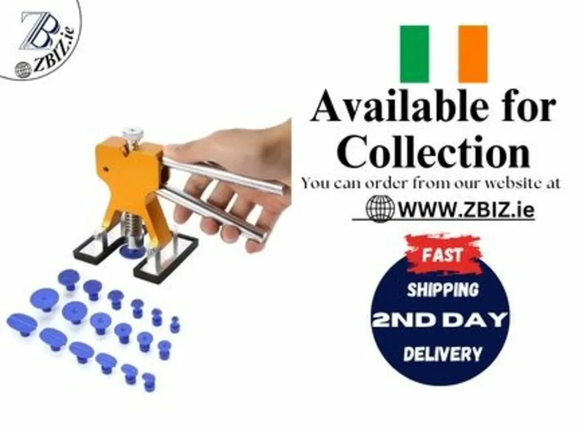 Dent Repair Kit 18-Piece – Paintless Suction Tools - Image 1