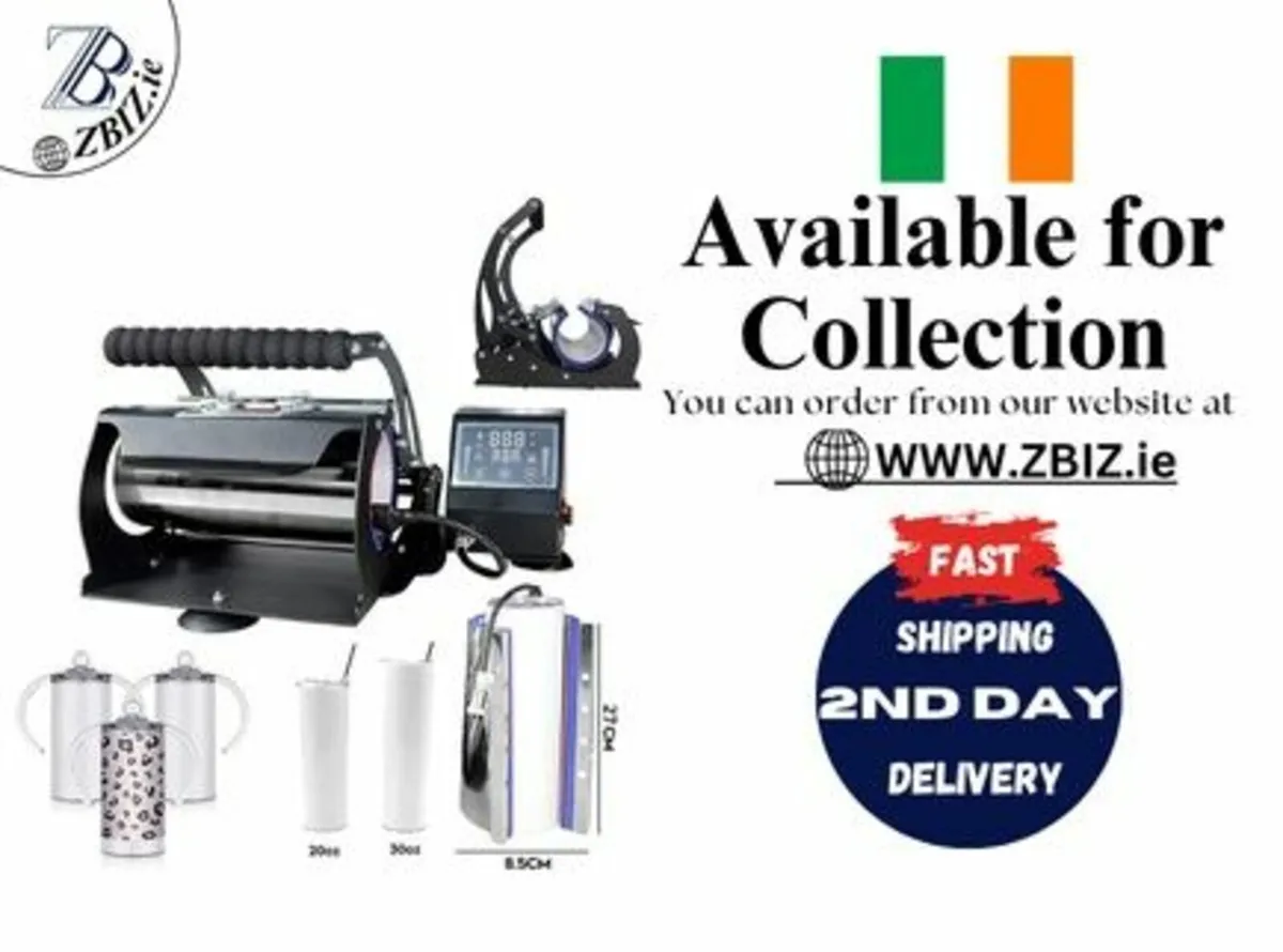 Mug and Tumbler Heat Press – Sublimation Machine - Image 1