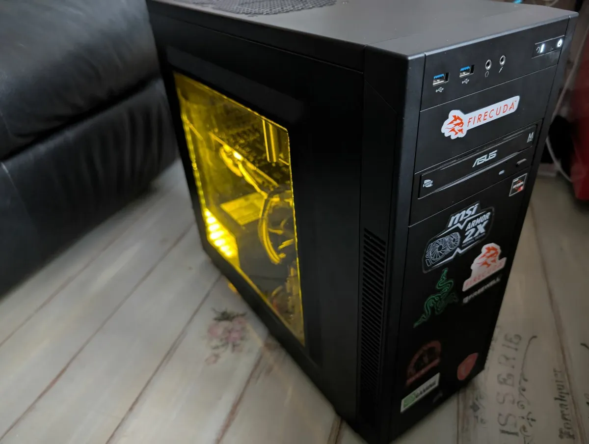 Gaming PC Amd Ryzen 5 Ram 32 GPU 8Gb/ 1,5TB/Win11 - Image 1