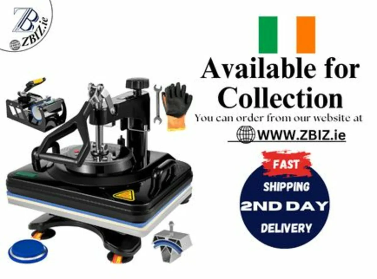 Heat Press Machine – T-Shirt, Mug, Plate &  Others - Image 1