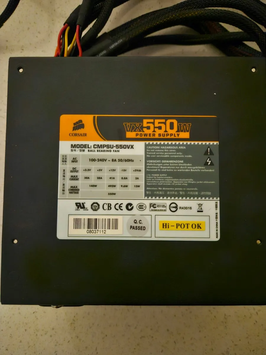 Corsair 550w Power Supply - Image 4
