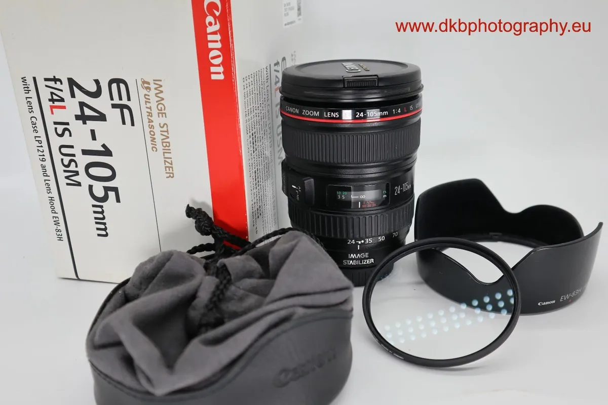 CANON EF 24-105mm F4L IS USM LENS #0449 - Image 1