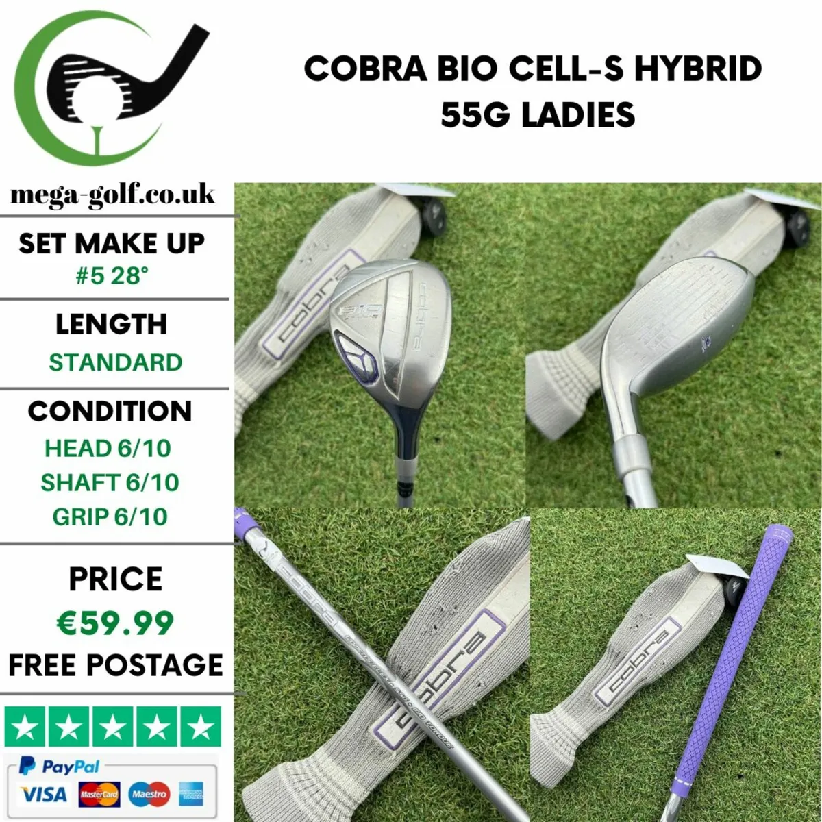 Cobra Bio Cell-S Hybrid / #5 28° / 55G Ladies - Image 1
