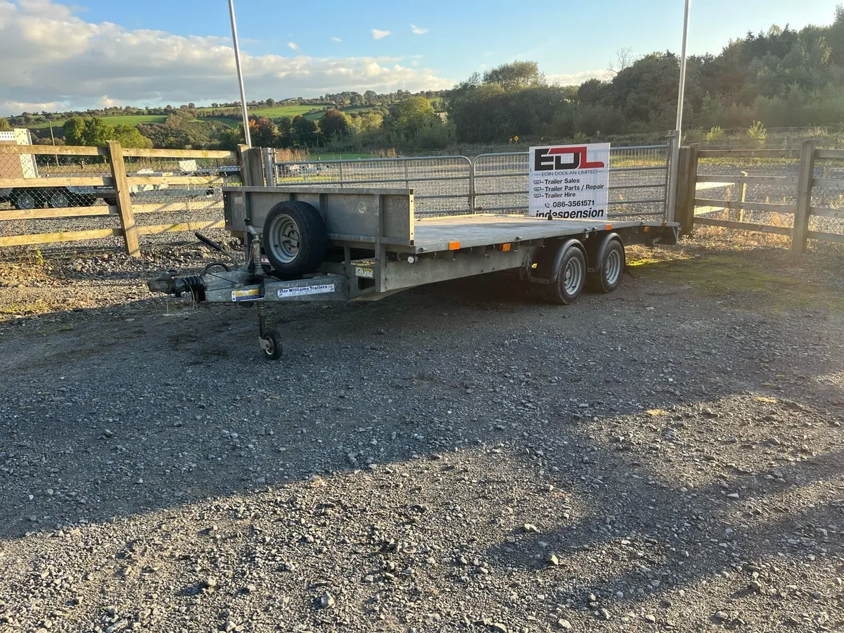16Ft Ifor Williams Beavertail Trailer - Image 2