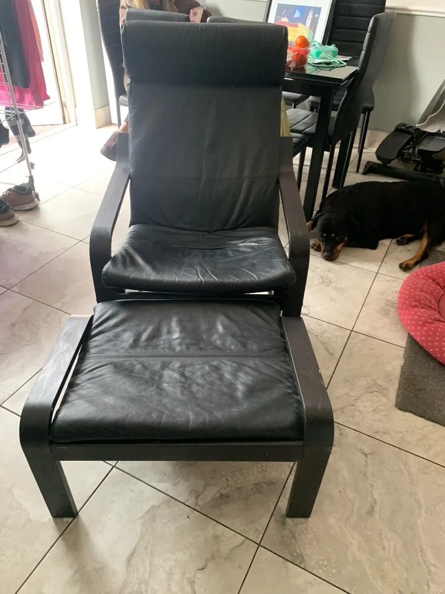Chair and footstool - Image 2