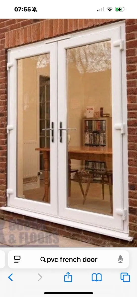 PVC French doors