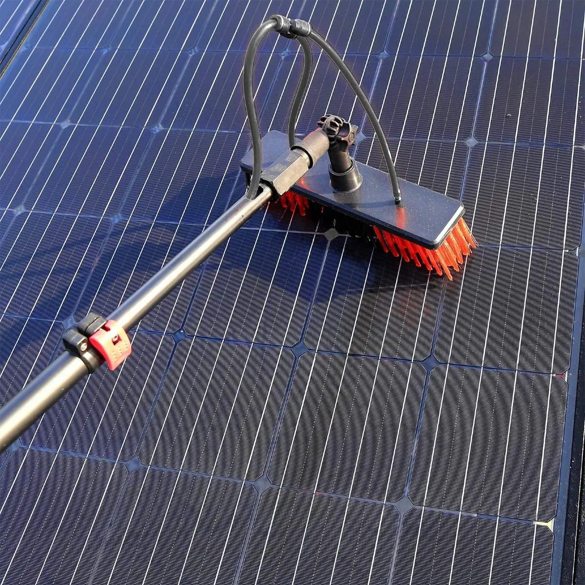 Solar Panel Telescopic Wash Brush .. Free Delivery - Image 1