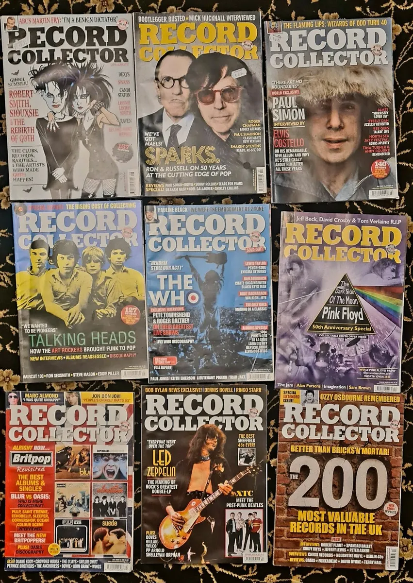 Record Collector Magazine x9 bundle - Image 1