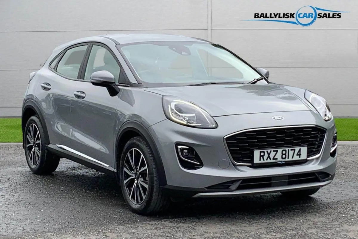Ford Puma 1.0t 125PS Titanium Auto in Solar Silve - Image 1