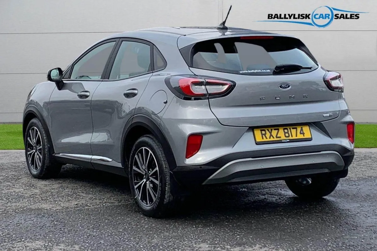 Ford Puma 1.0t 125PS Titanium Auto in Solar Silve - Image 2