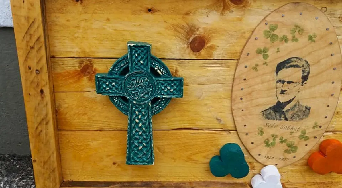 Rustic Sean South Commemorative Wood Art - Image 3
