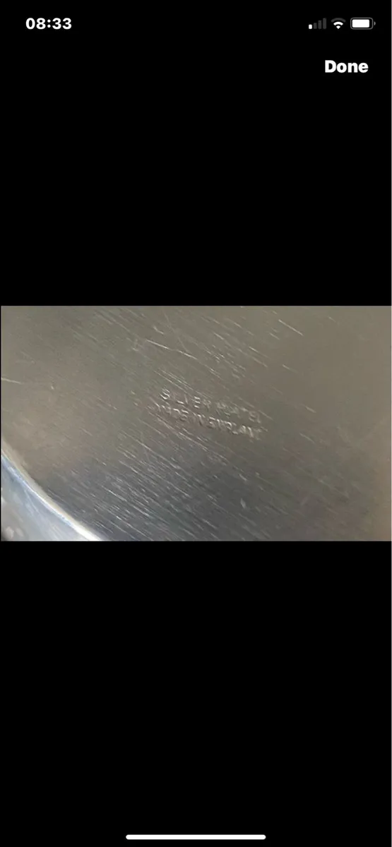 Silver Plated Wine Bottle Coaster - Image 4