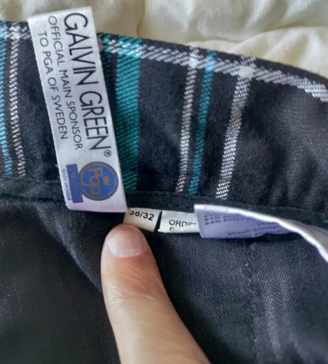 Galvin Green Golf Trousers 36W/31L - Image 3