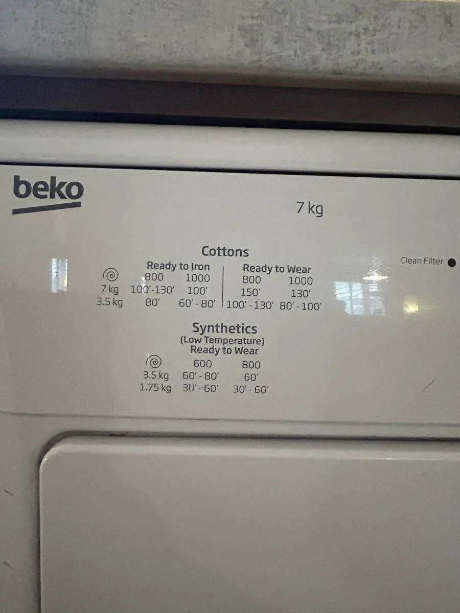 Beko 7kg tumble dryer - Image 3