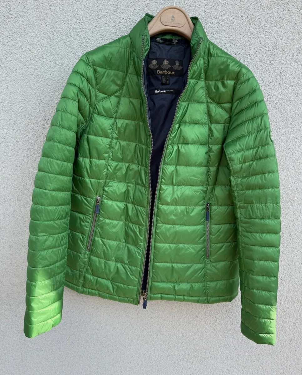 Barbour Green Down Jacket - Image 1