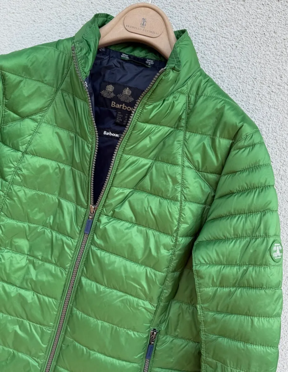 Barbour Green Down Jacket - Image 2