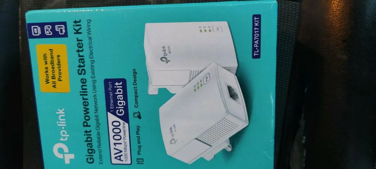 Tp link1000 Mbpst Powerline - Image 1