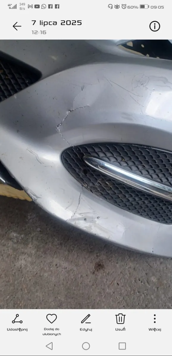 Bumper  Mercedes B W246 - Image 4