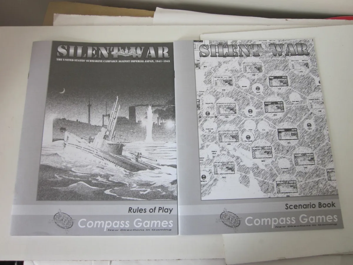 SILENT WAR Solitaire Wargame of Pacific Submarine - Image 3