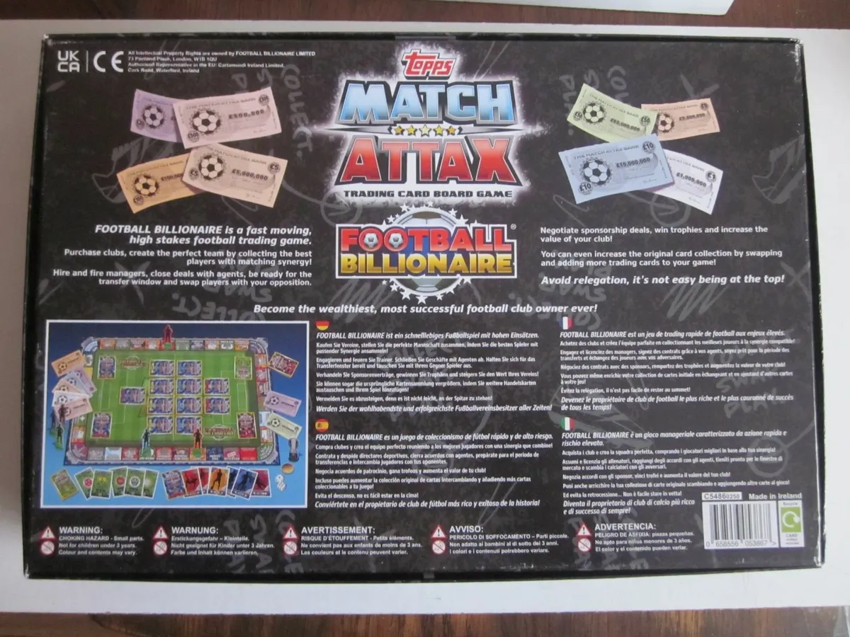 Football Topps Match Attax Trading Card Board Game - Image 4