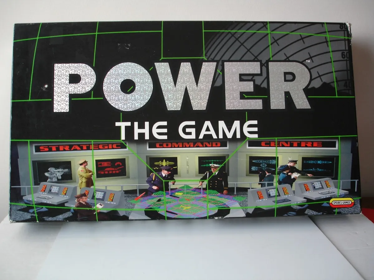 Spears 1996 Power Strategic  War Game Board - Image 1