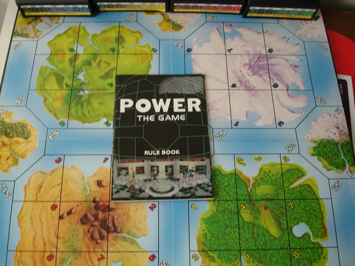 Spears 1996 Power Strategic  War Game Board - Image 4
