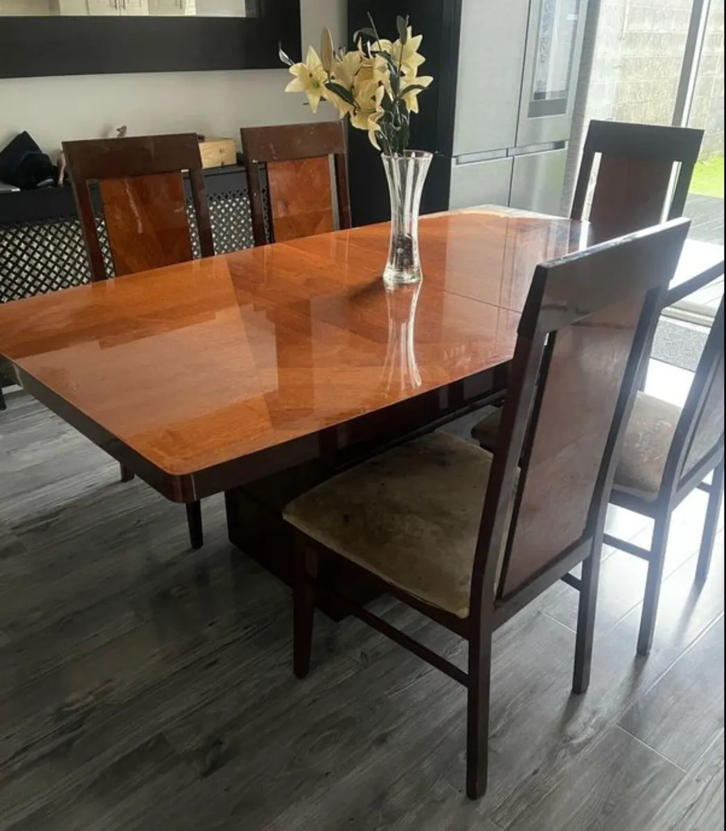 Dining Table With Chairs - Image 1