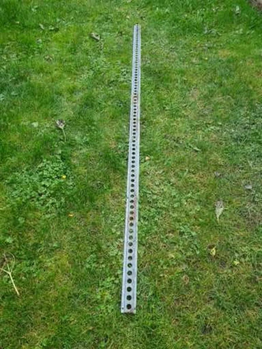 50ft of Heavy Duty Cargo Rail – Zinc Plated Standa - Image 1