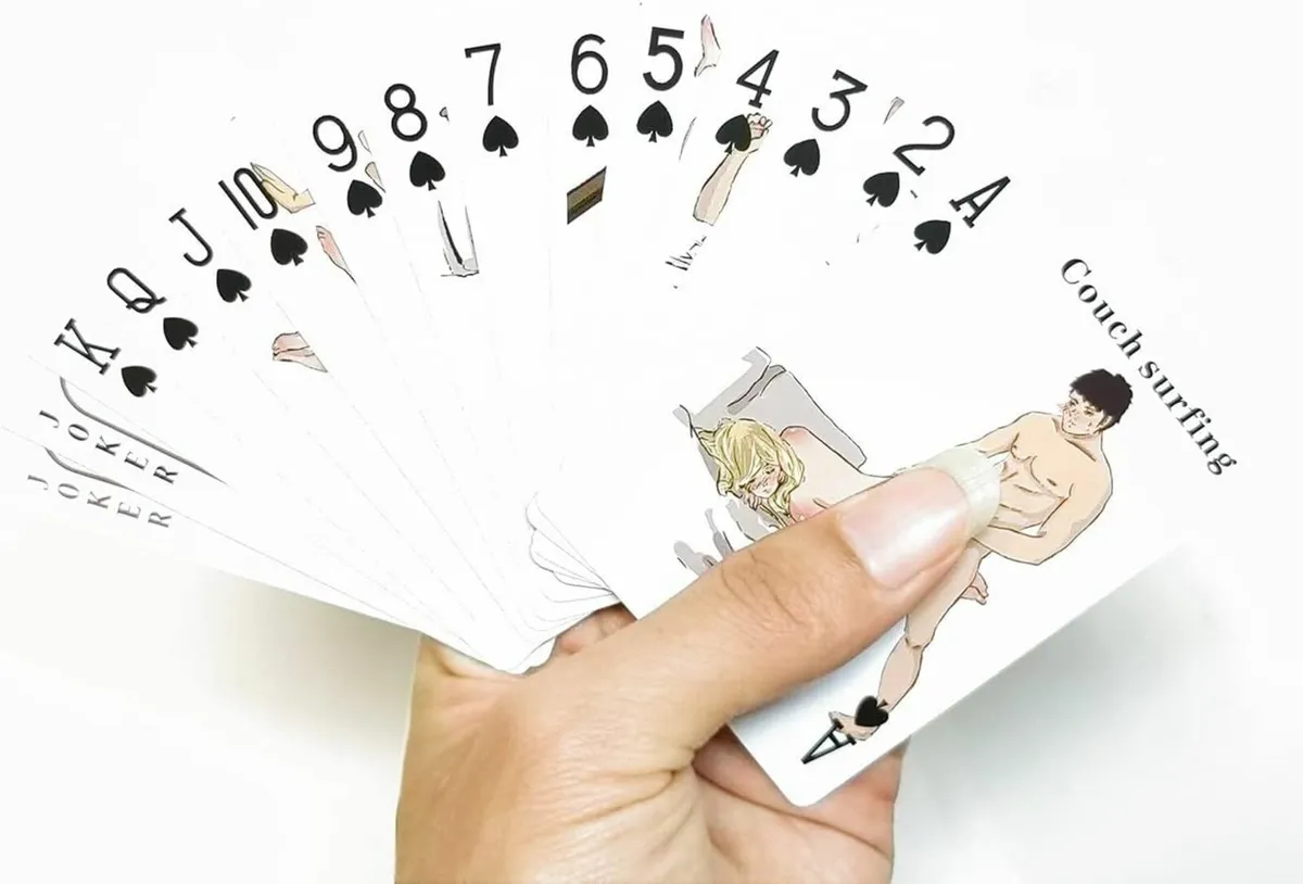 Couple card games travel games Poker for Couples C