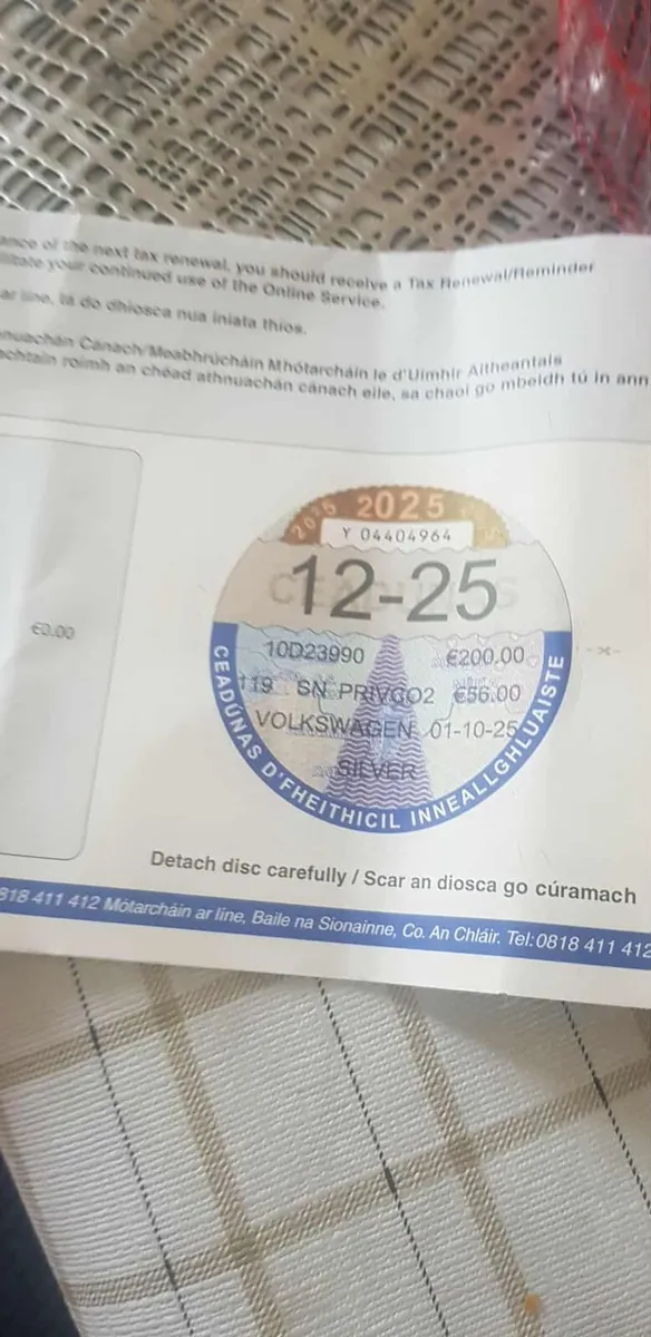 Price -€2.500
NEW NCT 10/26
TAX UNTILL 12/25

C - Image 2