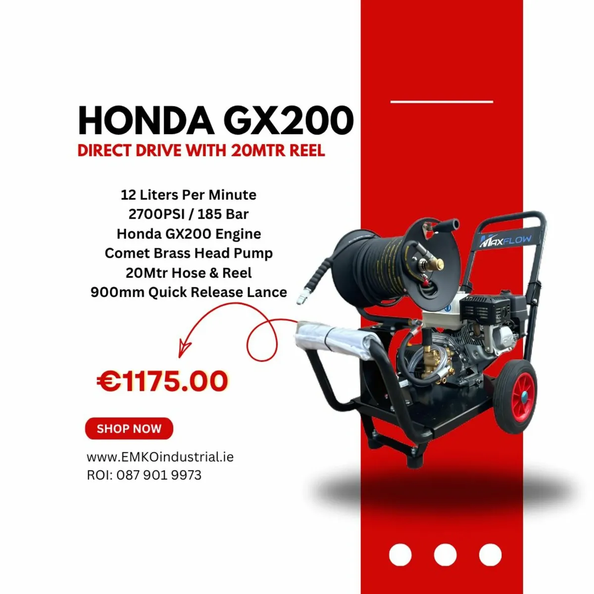 Honda GX200 Petrol Pressure Washers - Image 3