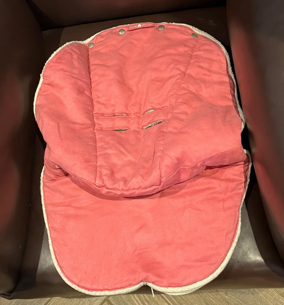 Wallaboo Footmuff for Carseat Pink - Image 2