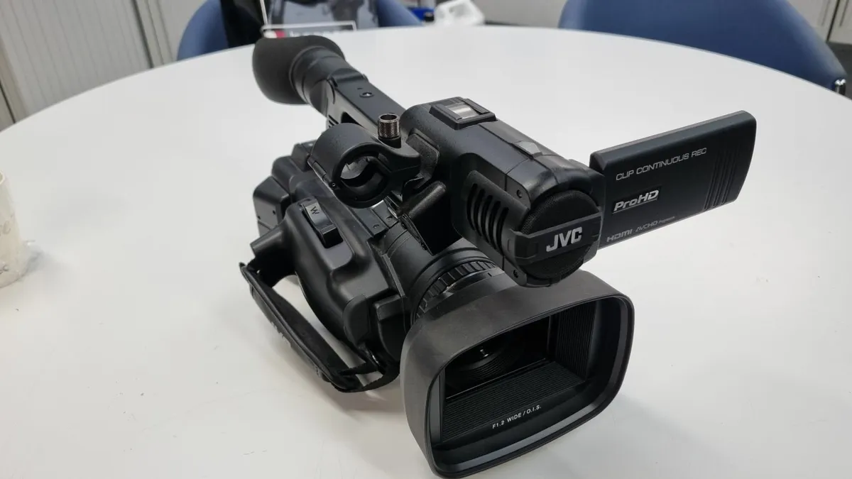 Professional JVC GY-HM360E HD Camcorder - Image 1