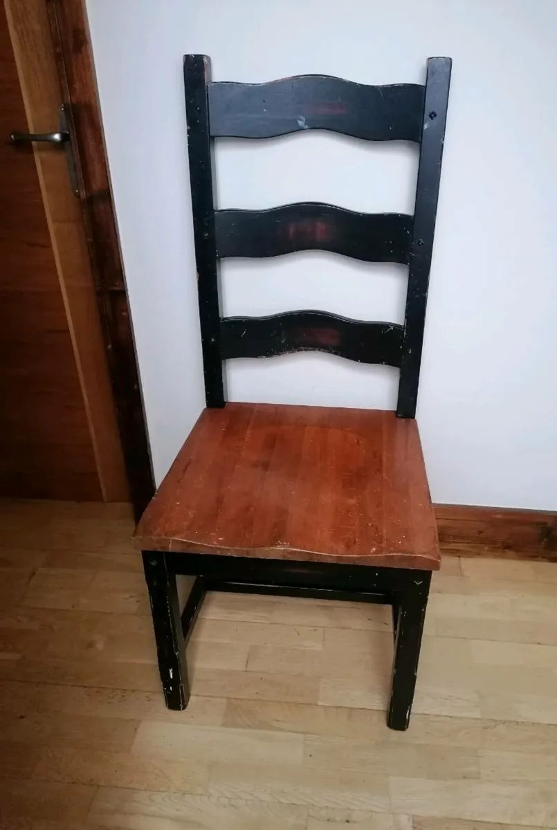 Solid Wood Chair - Image 1