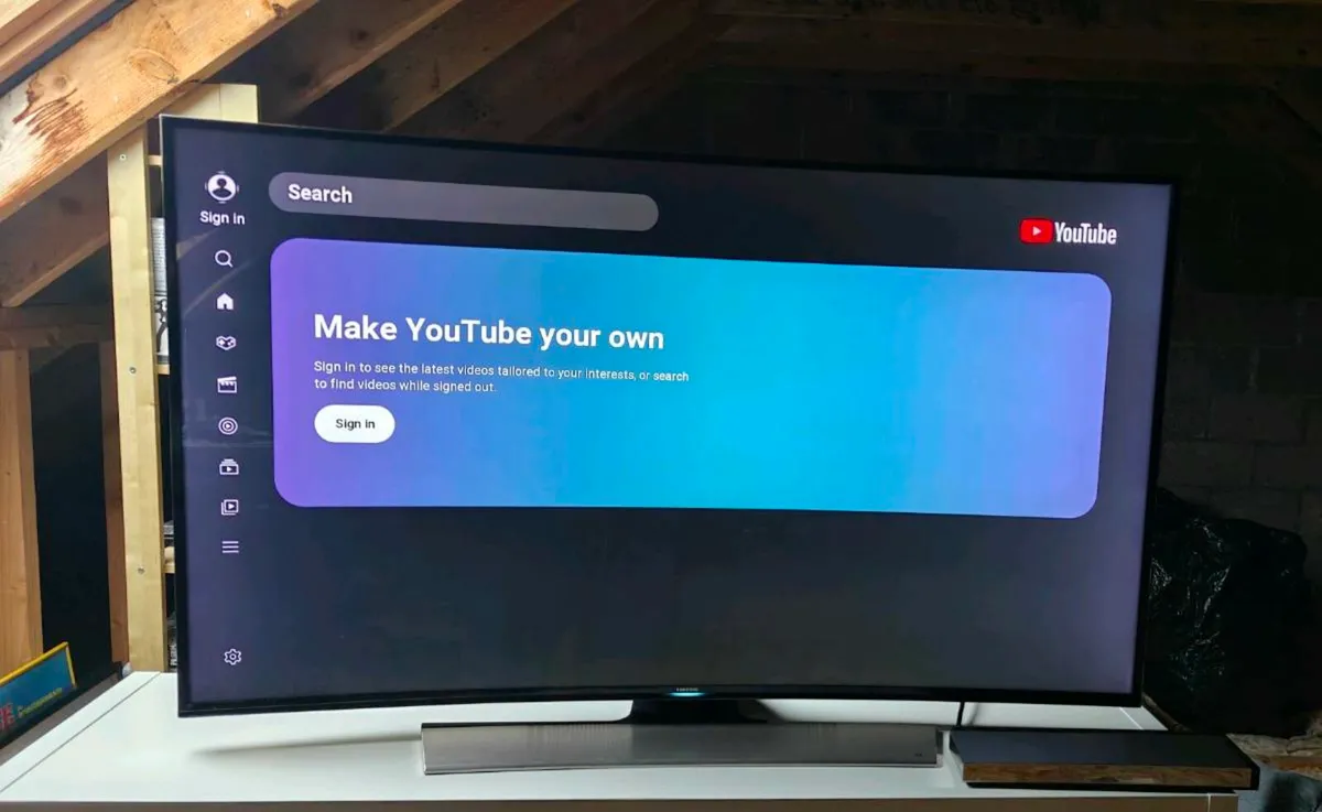 Samsung 55Inch Curved TV - Image 1