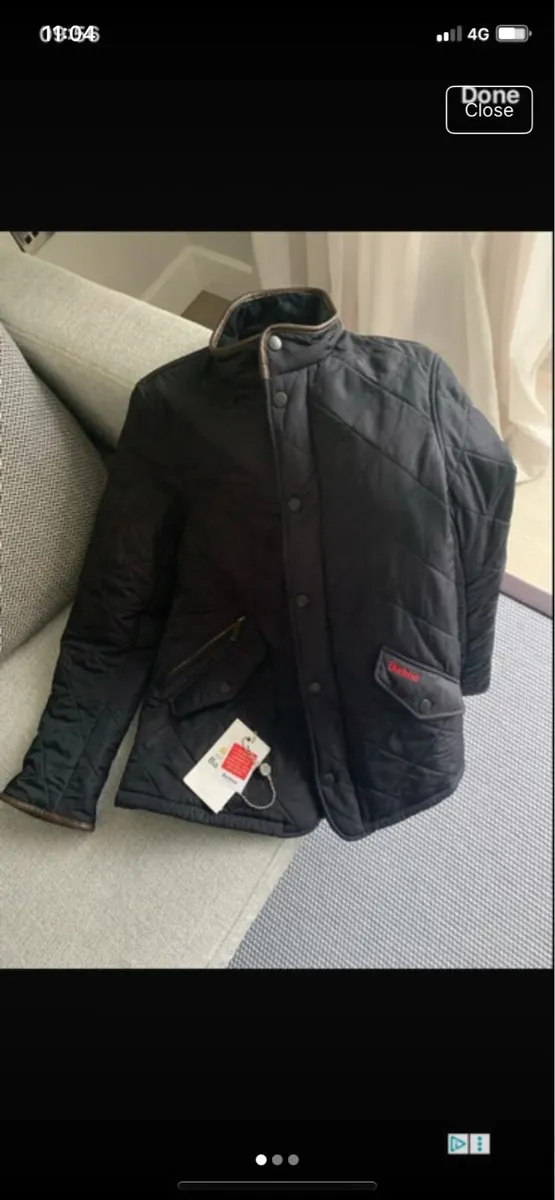 Barbour Black Jacket - Boys Age 10 - Brand New - Image 1