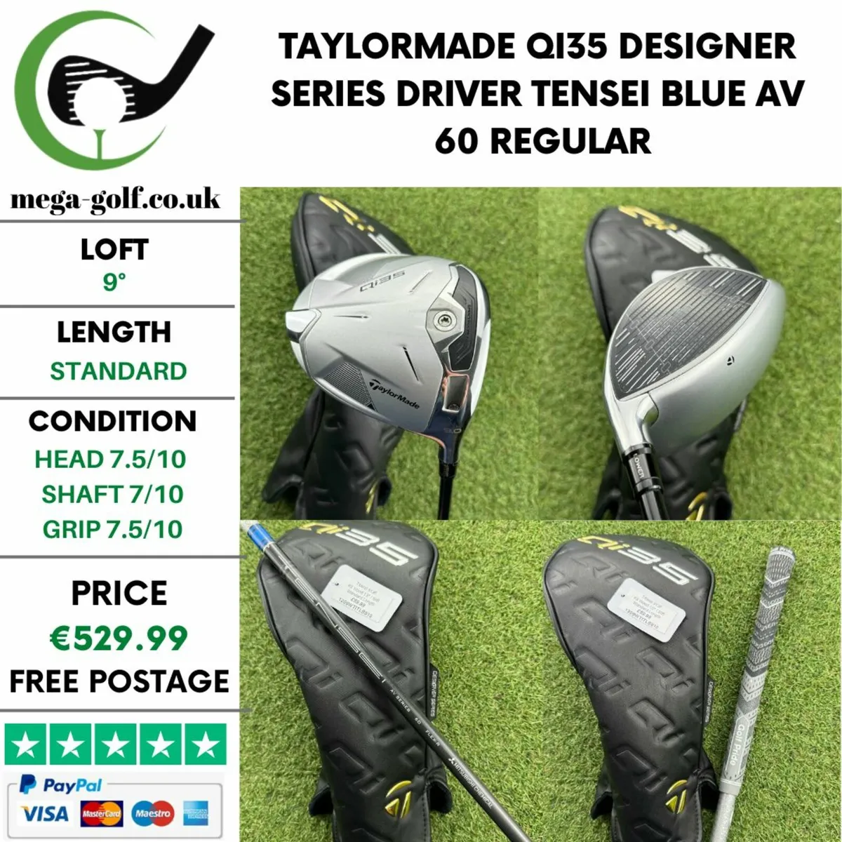 Taylormade Qi35 Designer Series Driver / 9° - Image 1