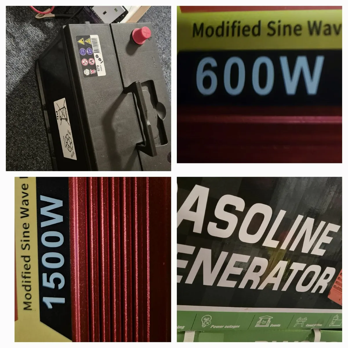 12v Batteries +  power Inverters + generators - Image 3