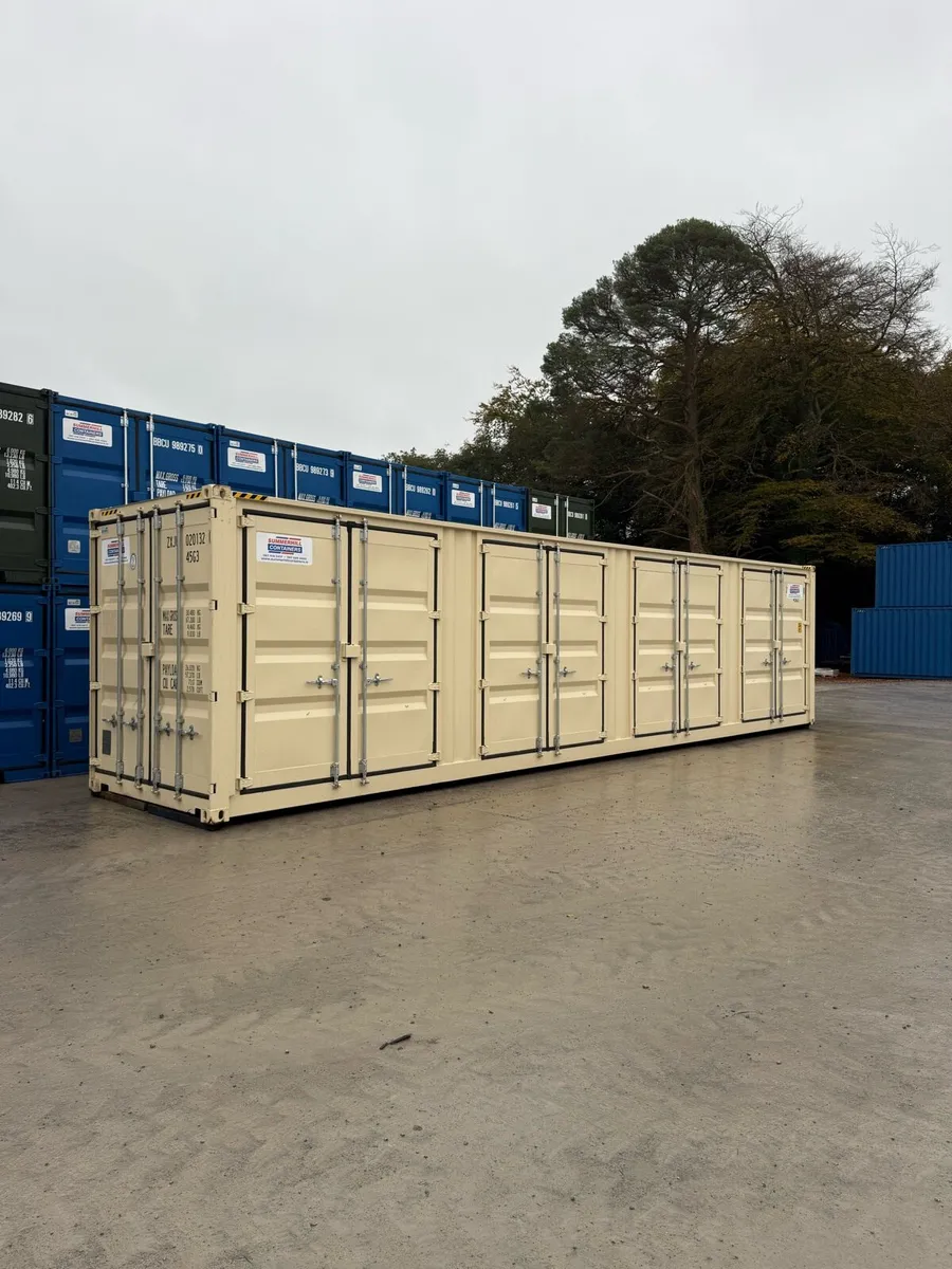 40x8 high cube side opening container - Image 1