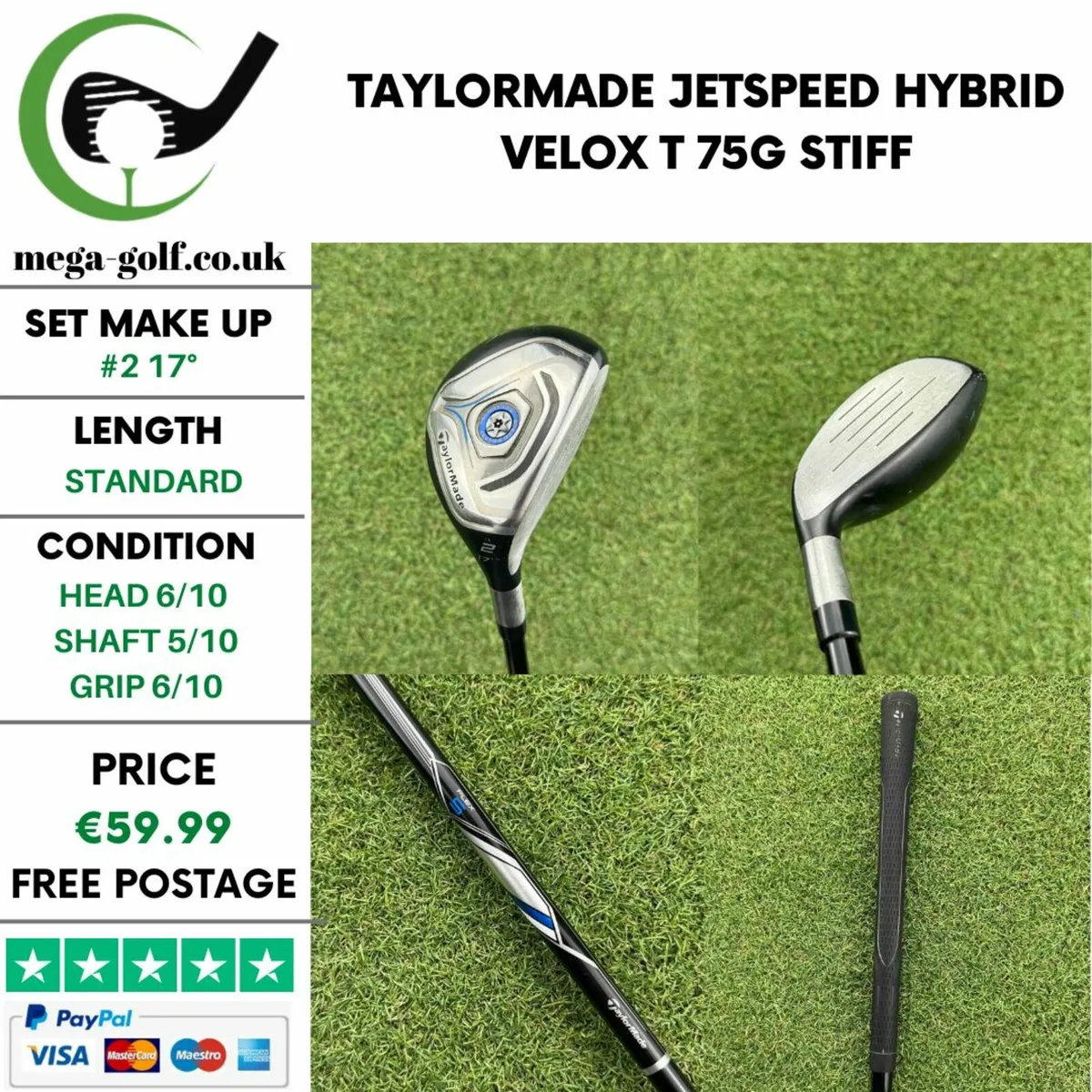 Taylormade Jetspeed Hybrid / #2 17° / Stiff - Image 1