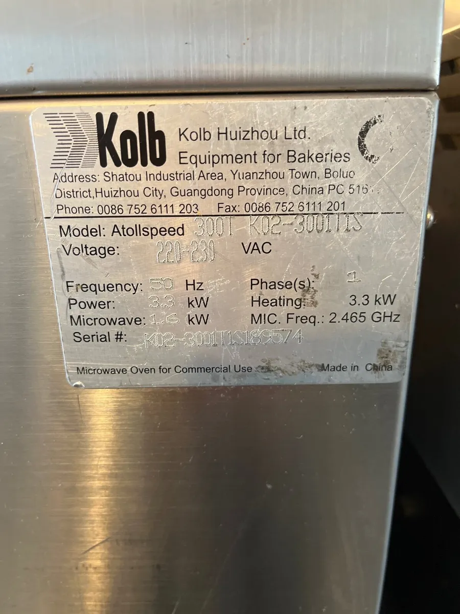 Commercial Atollspeed AS300T oven - Image 3