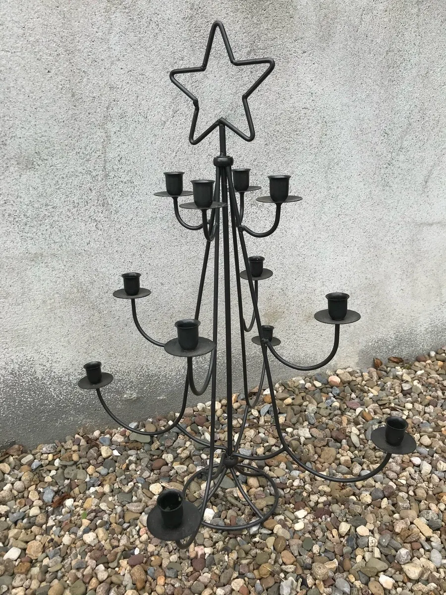 Candle Holder - (12) Christmas Tree - Image 1