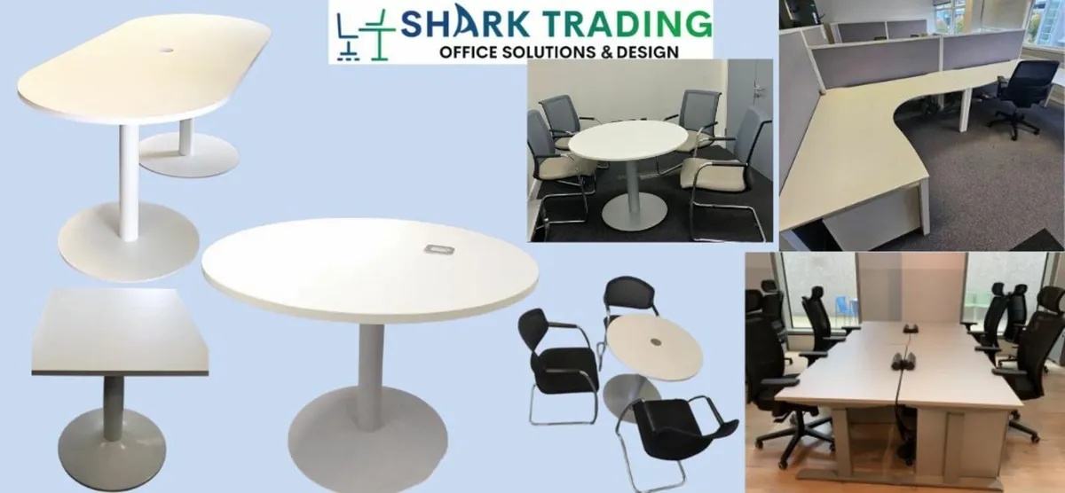 White Office Furniture - Image 1