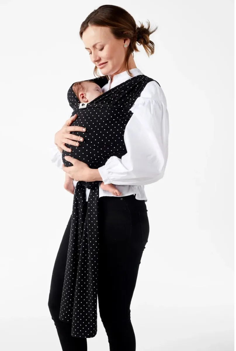 Coracor Black White Polka Dot Baby Sling - Image 3