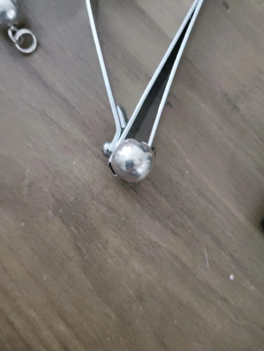 Silver Tiffany neckless earrings bracelet - Image 2