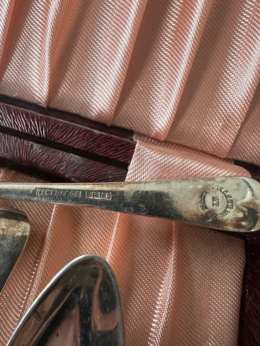 Vintage Silver Plate Spoons Sets X 3 - Image 3