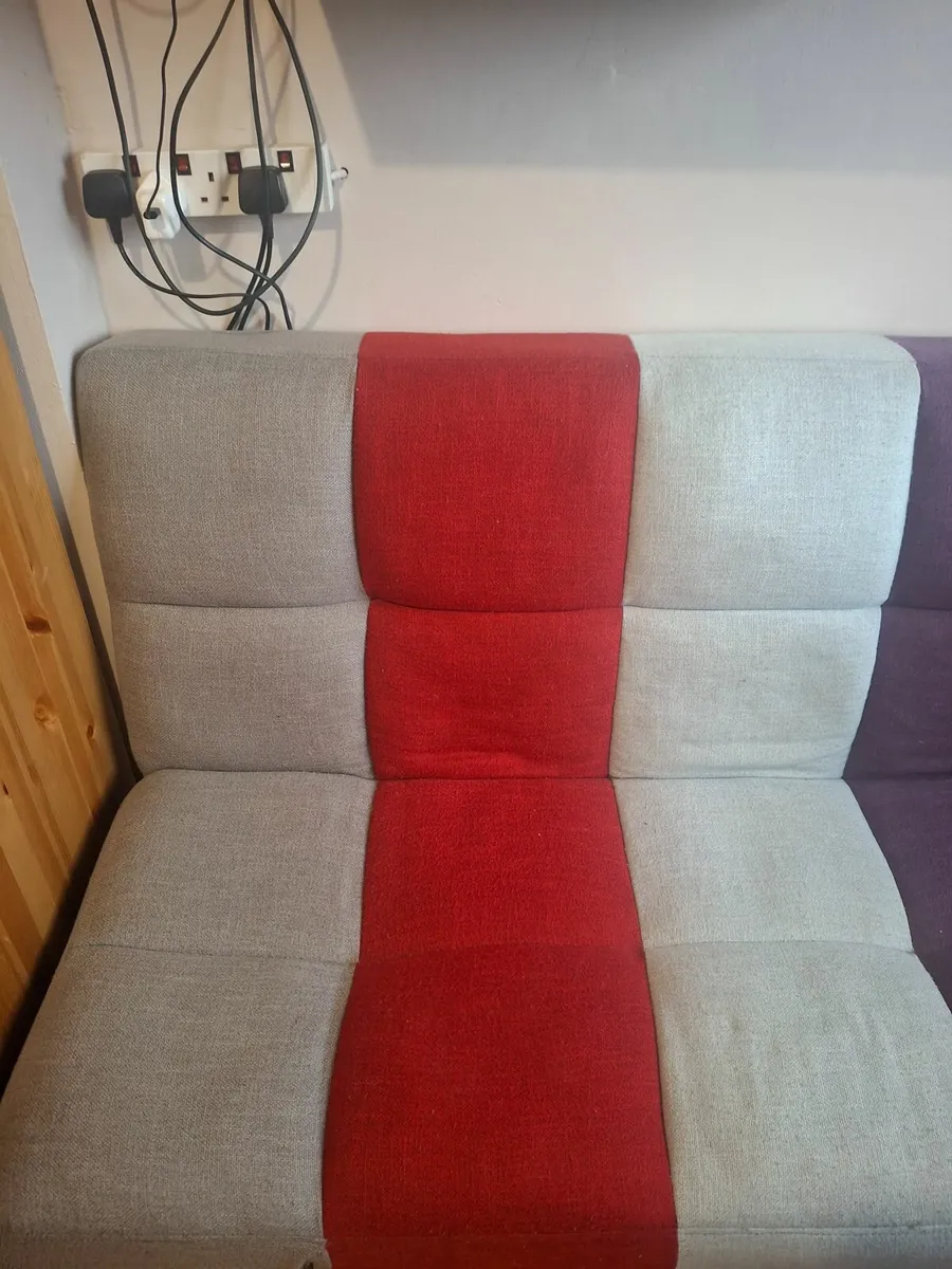 Boston multicoloured sofa bed - Image 4